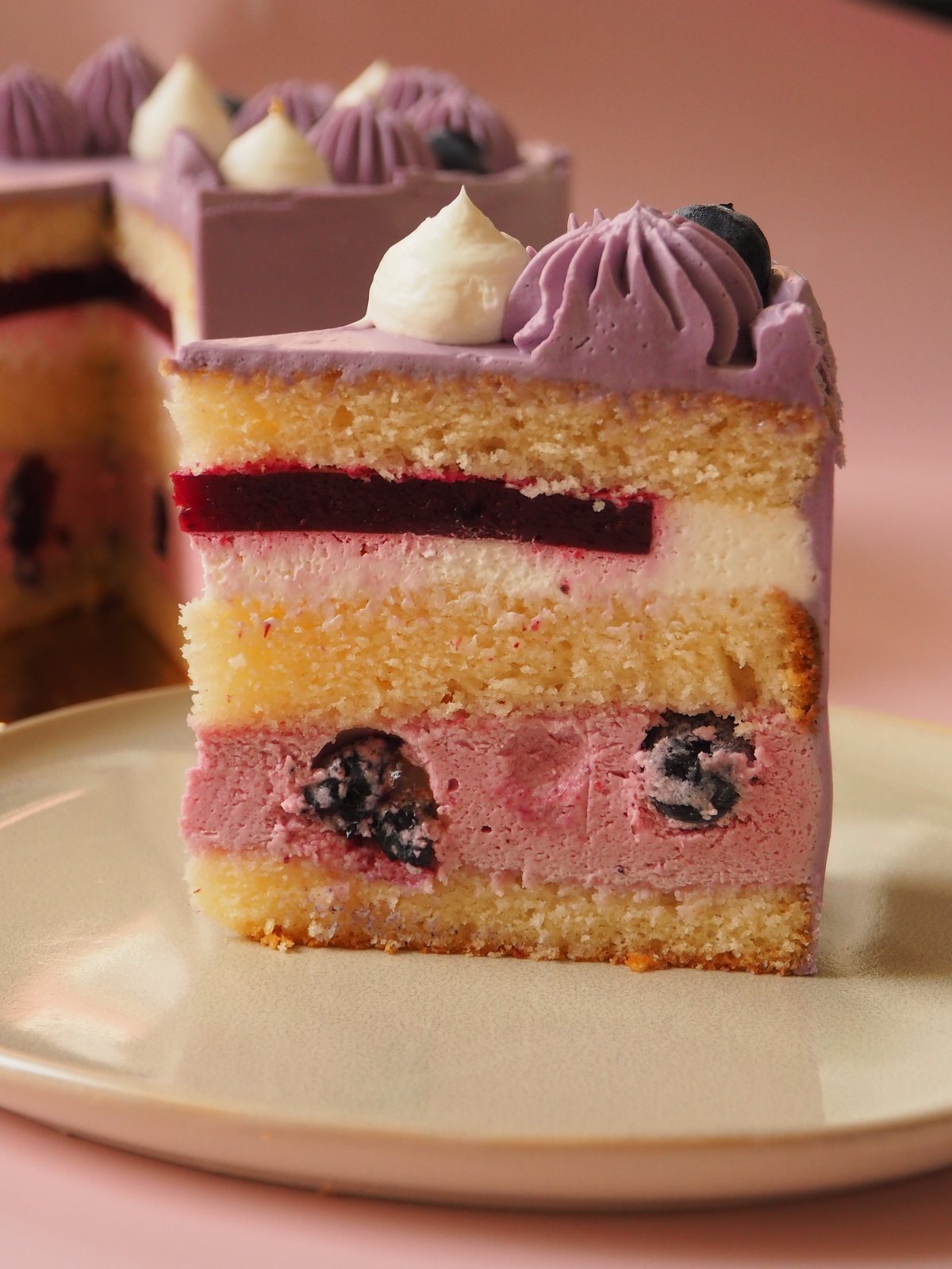 Tarta Arándano en la nube
